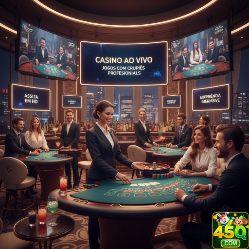 Vivencie a Emoção Real do Cassino ao Vivo no 45q.com